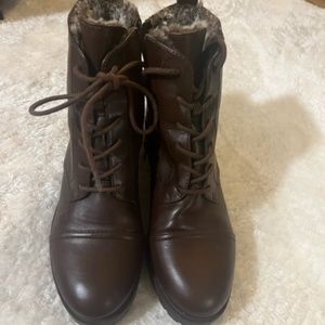 Aldo Boots  Cemlyn Lace-up Brown Size 9